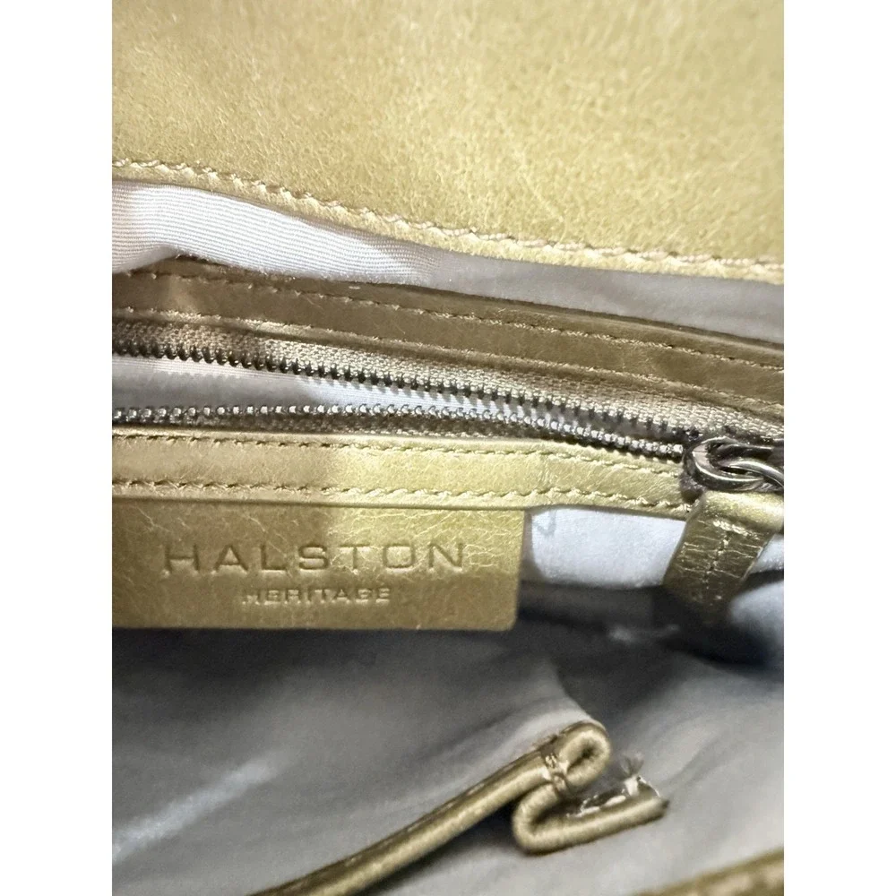 NWT HALSTON HERITAGE Olive Suede Messenger Bag